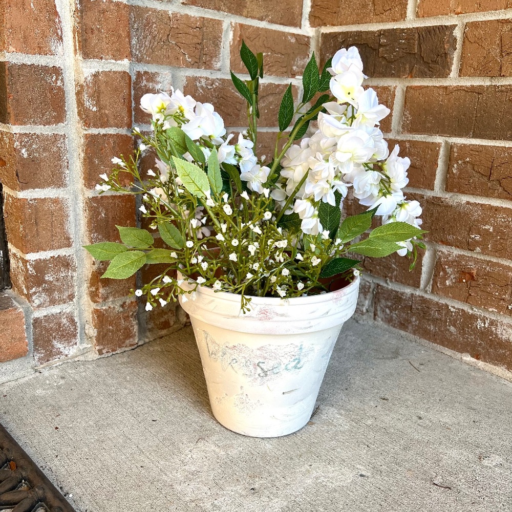 “Blessed “ Flower Pot